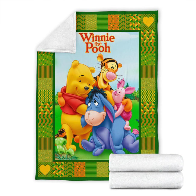 Cute Winnie the Pooh Fleece Blanket Gift Idea 4 - PerfectIvy