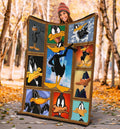 Daffy Duck Fleece Blanket Funny Cartoon Fan Blanket Gift Idea 5 - PerfectIvy