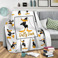 Daffy Duck Fleece Blanket Looney Tunes Cartoon Fan 4 - PerfectIvy