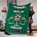 Dallas Stars Baby Yoda Fleece Blanket The Force Is Strong 6 - PerfectIvy