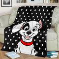 Dalmatian Puppy Fleece Blanket Funny Gift For Dog Lover 2 - PerfectIvy