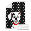 Dalmatian Puppy Fleece Blanket Funny Gift For Dog Lover 4 - PerfectIvy