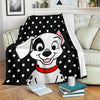 Dalmatian Puppy Fleece Blanket Funny Gift For Dog Lover 1 - PerfectIvy