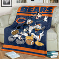 Bears Team Fleece Blanket Football Fan Gift Idea 2 - PerfectIvy