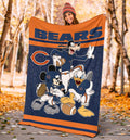 Bears Team Fleece Blanket Football Fan Gift Idea 4 - PerfectIvy