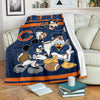 Bears Team Fleece Blanket Football Fan Gift Idea 1 - PerfectIvy