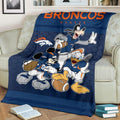 Broncos Team Fleece Blanket Football Fan Gift 2 - PerfectIvy