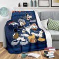 Broncos Team Fleece Blanket Football Fan Gift 3 - PerfectIvy