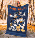 Broncos Team Fleece Blanket Football Fan Gift 4 - PerfectIvy