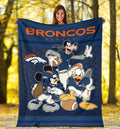 Broncos Team Fleece Blanket Football Fan Gift 5 - PerfectIvy