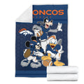 Broncos Team Fleece Blanket Football Fan Gift 7 - PerfectIvy