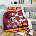 Cardinals Team Fleece Blanket Football Fan Gift Idea 3 - PerfectIvy