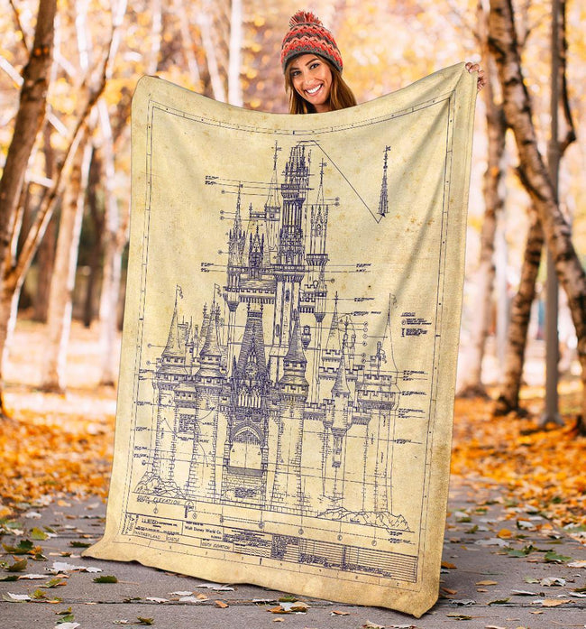 Castle Fleece Blanket For Fan Gift 2 - PerfectIvy