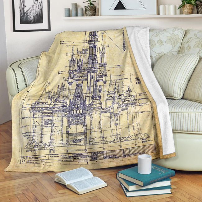 Castle Fleece Blanket For Fan Gift 4 - PerfectIvy
