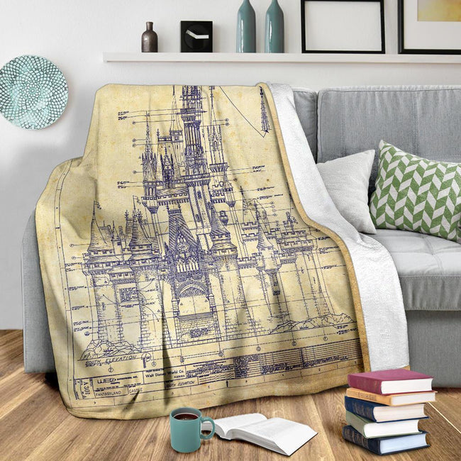 Castle Fleece Blanket For Fan Gift 6 - PerfectIvy