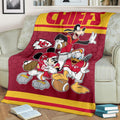 Chiefs Team Fleece Blanket Football Fan Gift Idea 2 - PerfectIvy