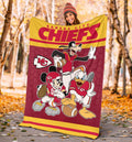Chiefs Team Fleece Blanket Football Fan Gift Idea 4 - PerfectIvy
