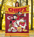 Chiefs Team Fleece Blanket Football Fan Gift Idea 5 - PerfectIvy