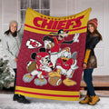 Chiefs Team Fleece Blanket Football Fan Gift Idea 6 - PerfectIvy