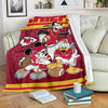 Chiefs Team Fleece Blanket Football Fan Gift Idea 1 - PerfectIvy