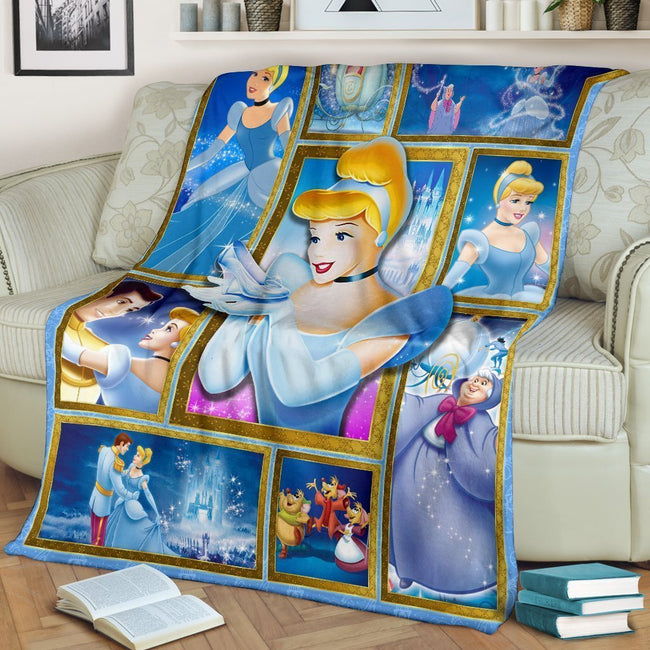 Cinderella Fleece Blanket Gift Idea 2 - PerfectIvy