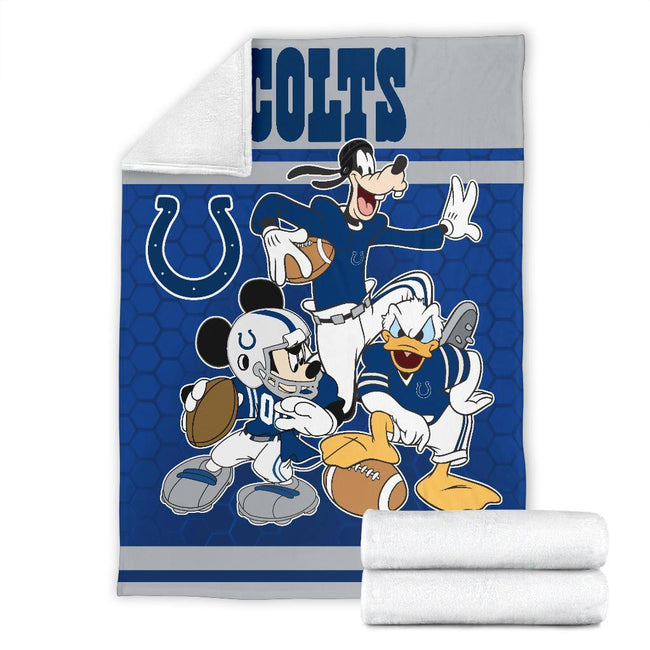 Colts Team Fleece Blanket Football Fan Gift Idea 7 - PerfectIvy