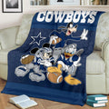 Cowboys Team Fleece Blanket Football Fan Gift Idea 2 - PerfectIvy