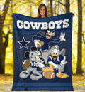Cowboys Team Fleece Blanket Football Fan Gift Idea 5 - PerfectIvy