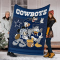 Cowboys Team Fleece Blanket Football Fan Gift Idea 6 - PerfectIvy