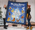 Dogs Quilt Blanket We Are Never Too Old Fan Gift Idea 2 - PerfectIvy