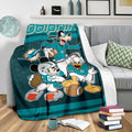 Dolphins Team Fleece Blanket Football Fan Gift Idea 3 - PerfectIvy
