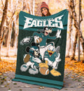 Eagles Team Fleece Blanket Football Fan Gift Idea 4 - PerfectIvy