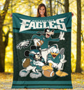Eagles Team Fleece Blanket Football Fan Gift Idea 5 - PerfectIvy