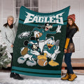 Eagles Team Fleece Blanket Football Fan Gift Idea 6 - PerfectIvy