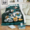 Eagles Team Fleece Blanket Football Fan Gift Idea 1 - PerfectIvy