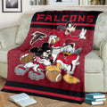 Falcons Team Fleece Blanket Football Fan Gift Idea 2 - PerfectIvy