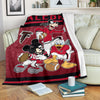 Falcons Team Fleece Blanket Football Fan Gift Idea 1 - PerfectIvy