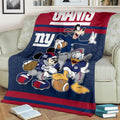 Giants Team Fleece Blanket Football Fan Gift Idea 2 - PerfectIvy