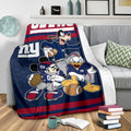 Giants Team Fleece Blanket Football Fan Gift Idea 3 - PerfectIvy