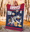 Giants Team Fleece Blanket Football Fan Gift Idea 4 - PerfectIvy