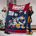Giants Team Fleece Blanket Football Fan Gift Idea 6 - PerfectIvy