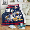 Giants Team Fleece Blanket Football Fan Gift Idea 1 - PerfectIvy