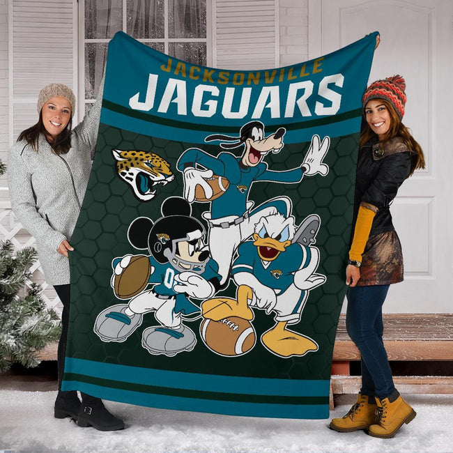 Jaguars Team Fleece Blanket Football Fan Gift Idea 6 - PerfectIvy