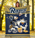 LA Rams Team Fleece Blanket Football Fan Gift Idea 5 - PerfectIvy