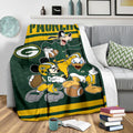 Packers Team Fleece Blanket Football Fan Gift Idea 3 - PerfectIvy