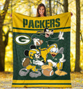 Packers Team Fleece Blanket Football Fan Gift Idea 5 - PerfectIvy