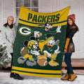 Packers Team Fleece Blanket Football Fan Gift Idea 6 - PerfectIvy
