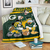 Packers Team Fleece Blanket Football Fan Gift Idea 1 - PerfectIvy