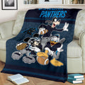 Panthers Team Fleece Blanket Football Fan Gift Idea 2 - PerfectIvy