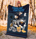 Panthers Team Fleece Blanket Football Fan Gift Idea 4 - PerfectIvy